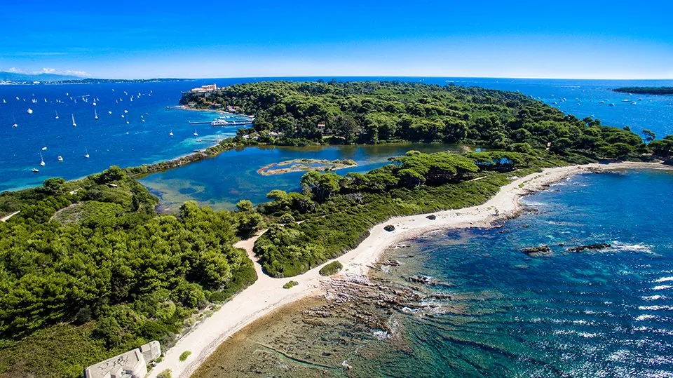 vue des iles de lerins